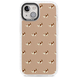 Cavalier King Charles Spaniel Pattern Phone Case iPhone 13 / Impact Case,iPhone 14 / Impact Case,iPhone 15 Plus / Impact Case,iPhone 15 / Impact Case Blanc Space