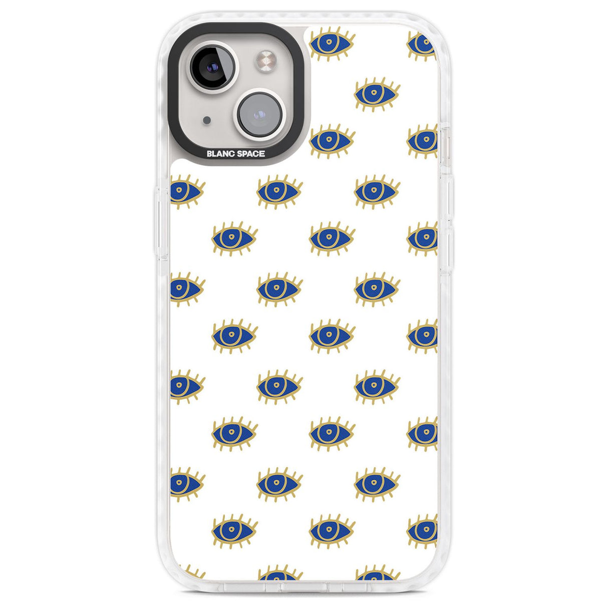 Gold Eyes Psychedelic Eyes Pattern Phone Case iPhone 13 / Impact Case,iPhone 14 / Impact Case,iPhone 15 Plus / Impact Case,iPhone 15 / Impact Case Blanc Space