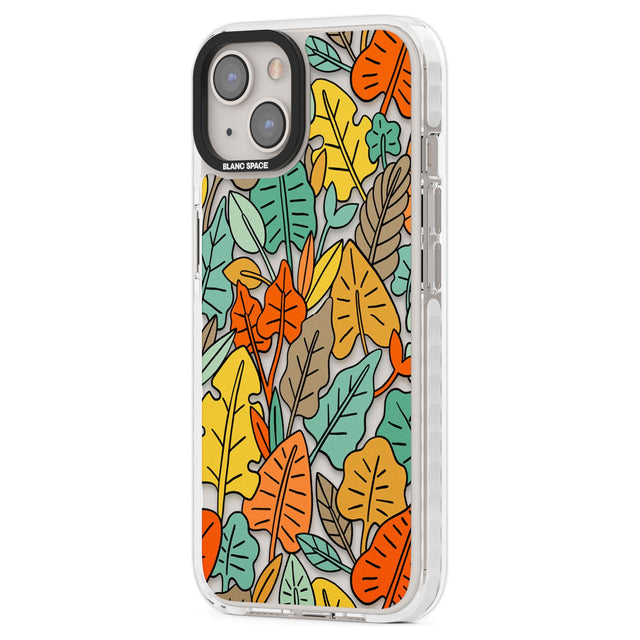 Abstract LeavesPhone Case for iPhone 14