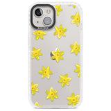 Daffodils Transparent Pattern Phone Case iPhone 13 / Impact Case,iPhone 14 / Impact Case,iPhone 15 Plus / Impact Case,iPhone 15 / Impact Case Blanc Space