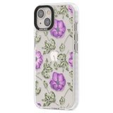 Purple Blossoms Transparent Floral