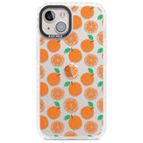 Orange Pattern Phone Case iPhone 13 / Impact Case,iPhone 14 / Impact Case,iPhone 15 Plus / Impact Case,iPhone 15 / Impact Case Blanc Space