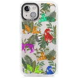 Colourful Tiger Jungle Cat Pattern Phone Case iPhone 13 / Impact Case,iPhone 14 / Impact Case,iPhone 15 Plus / Impact Case,iPhone 15 / Impact Case Blanc Space