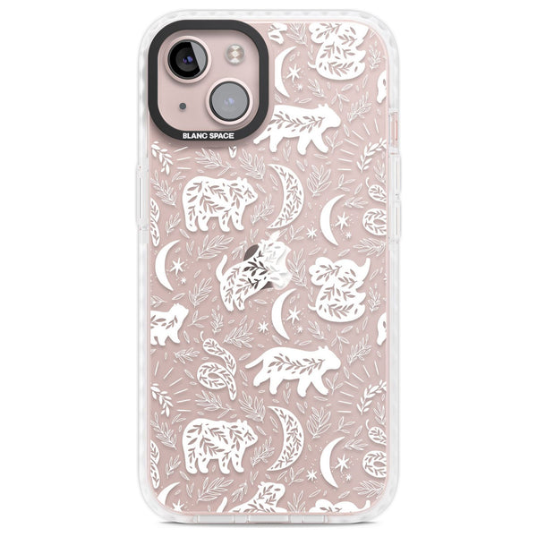 Forest Animal Silhouettes: White/Clear