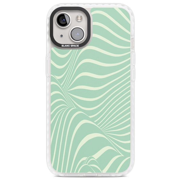 Mint Green Distorted Line