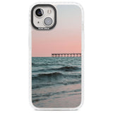 Beach Pier Photograph Phone Case iPhone 13 / Impact Case,iPhone 14 / Impact Case,iPhone 15 Plus / Impact Case,iPhone 15 / Impact Case Blanc Space