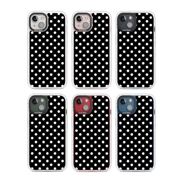 Designer Chic Black Polka Dot Phone Case iPhone 15 Pro Max / Black Impact Case,iPhone 15 Plus / Black Impact Case,iPhone 15 Pro / Black Impact Case,iPhone 15 / Black Impact Case,iPhone 15 Pro Max / Impact Case,iPhone 15 Plus / Impact Case,iPhone 15 Pro / Impact Case,iPhone 15 / Impact Case,iPhone 15 Pro Max / Magsafe Black Impact Case,iPhone 15 Plus / Magsafe Black Impact Case,iPhone 15 Pro / Magsafe Black Impact Case,iPhone 15 / Magsafe Black Impact Case,iPhone 14 Pro Max / Black Impact Case,iPhone 14 Plus