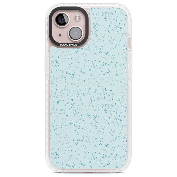 Light Blue Terrazzo Pattern