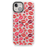 Lips Pattern Phone Case iPhone 13 / Impact Case,iPhone 14 / Impact Case,iPhone 15 Plus / Impact Case,iPhone 15 / Impact Case Blanc Space