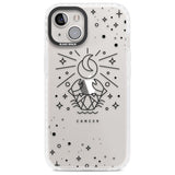 Cancer Emblem - Transparent Design Phone Case iPhone 13 / Impact Case,iPhone 14 / Impact Case,iPhone 15 / Impact Case Blanc Space