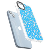 Blue Acid FacesPhone Case for iPhone 14 Plus