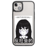 Anti-Social Phone Case iPhone 14 Plus / Black Impact Case Blanc Space