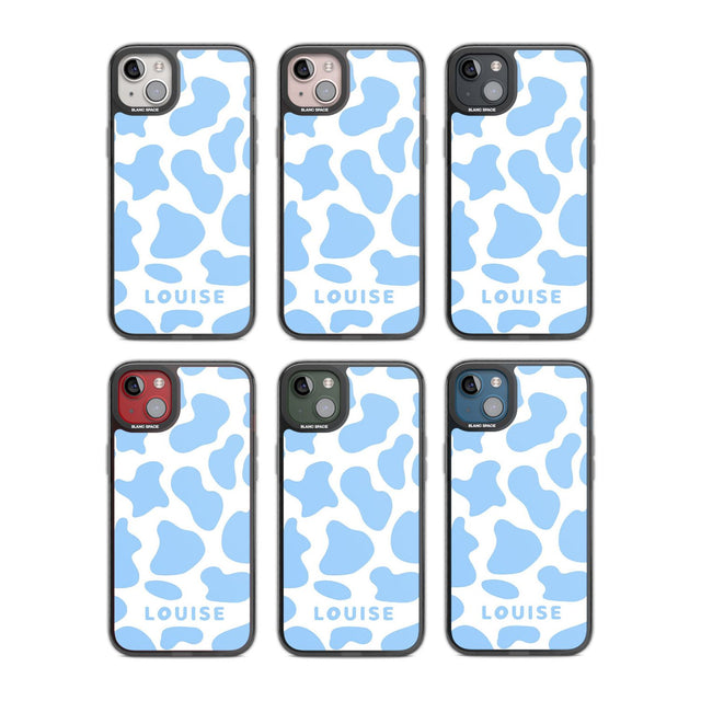 Personalised Blue and White Cow Print Custom Phone Case iPhone 15 Pro Max / Black Impact Case,iPhone 15 Plus / Black Impact Case,iPhone 15 Pro / Black Impact Case,iPhone 15 / Black Impact Case,iPhone 15 Pro Max / Impact Case,iPhone 15 Plus / Impact Case,iPhone 15 Pro / Impact Case,iPhone 15 / Impact Case,iPhone 15 Pro Max / Magsafe Black Impact Case,iPhone 15 Plus / Magsafe Black Impact Case,iPhone 15 Pro / Magsafe Black Impact Case,iPhone 15 / Magsafe Black Impact Case,iPhone 14 Pro Max / Black Impact Case