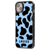 Personalised Blue and Black Cow Print Custom Phone Case iPhone 15 Pro Max / Black Impact Case,iPhone 15 Plus / Black Impact Case,iPhone 15 Pro / Black Impact Case,iPhone 15 / Black Impact Case,iPhone 15 Pro Max / Impact Case,iPhone 15 Plus / Impact Case,iPhone 15 Pro / Impact Case,iPhone 15 / Impact Case,iPhone 15 Pro Max / Magsafe Black Impact Case,iPhone 15 Plus / Magsafe Black Impact Case,iPhone 15 Pro / Magsafe Black Impact Case,iPhone 15 / Magsafe Black Impact Case,iPhone 14 Pro Max / Black Impact Case