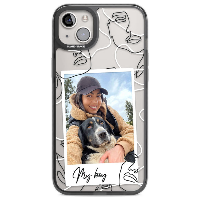 Personalised Snake Instant PhotoPhone Case for iPhone 14 Plus