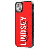 Personalised Bold Name: Red Custom Phone Case iPhone 15 Pro Max / Black Impact Case,iPhone 15 Plus / Black Impact Case,iPhone 15 Pro / Black Impact Case,iPhone 15 / Black Impact Case,iPhone 15 Pro Max / Impact Case,iPhone 15 Plus / Impact Case,iPhone 15 Pro / Impact Case,iPhone 15 / Impact Case,iPhone 15 Pro Max / Magsafe Black Impact Case,iPhone 15 Plus / Magsafe Black Impact Case,iPhone 15 Pro / Magsafe Black Impact Case,iPhone 15 / Magsafe Black Impact Case,iPhone 14 Pro Max / Black Impact Case,iPhone 14