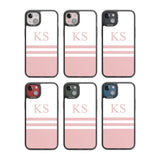 Personalised Minimal Pink Stripes & Initials Custom Phone Case iPhone 15 Pro Max / Black Impact Case,iPhone 15 Plus / Black Impact Case,iPhone 15 Pro / Black Impact Case,iPhone 15 / Black Impact Case,iPhone 15 Pro Max / Impact Case,iPhone 15 Plus / Impact Case,iPhone 15 Pro / Impact Case,iPhone 15 / Impact Case,iPhone 15 Pro Max / Magsafe Black Impact Case,iPhone 15 Plus / Magsafe Black Impact Case,iPhone 15 Pro / Magsafe Black Impact Case,iPhone 15 / Magsafe Black Impact Case,iPhone 14 Pro Max / Black Impa