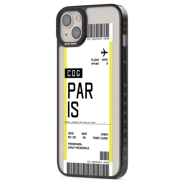 Personalised Paris Boarding Pass Custom Phone Case iPhone 15 Pro Max / Black Impact Case,iPhone 15 Plus / Black Impact Case,iPhone 15 Pro / Black Impact Case,iPhone 15 / Black Impact Case,iPhone 15 Pro Max / Impact Case,iPhone 15 Plus / Impact Case,iPhone 15 Pro / Impact Case,iPhone 15 / Impact Case,iPhone 15 Pro Max / Magsafe Black Impact Case,iPhone 15 Plus / Magsafe Black Impact Case,iPhone 15 Pro / Magsafe Black Impact Case,iPhone 15 / Magsafe Black Impact Case,iPhone 14 Pro Max / Black Impact Case,iPho