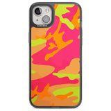 Neon Camo Phone Case iPhone 14 Plus / Black Impact Case Blanc Space