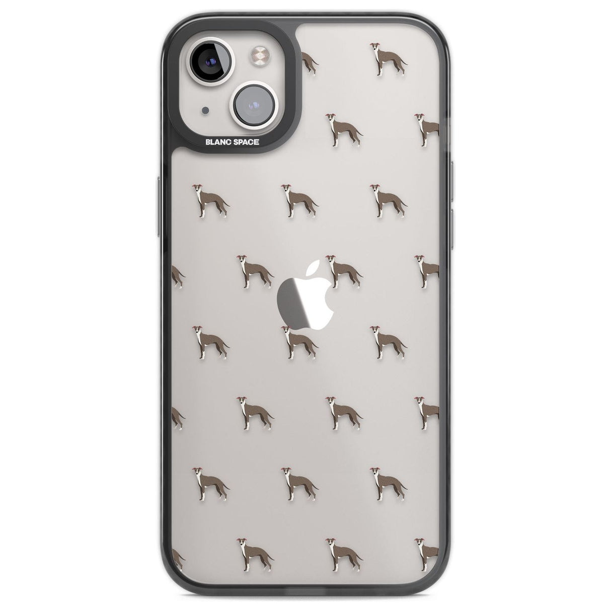 Whippet/Italian Greyhound Dog Pattern Clear