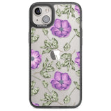 Purple Blossoms Transparent Floral