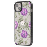 Purple Blossoms Transparent Floral