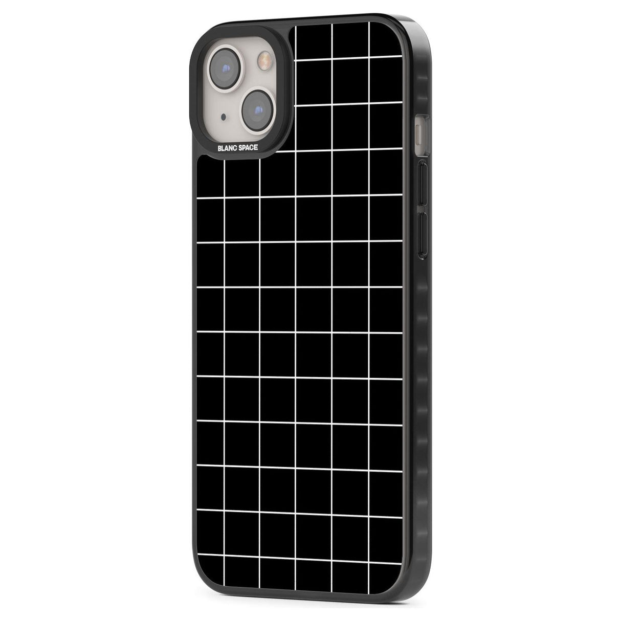 Simplistic Large Grid Pattern Black