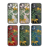 Two Jaguars & Foliage Jungle Cat Pattern