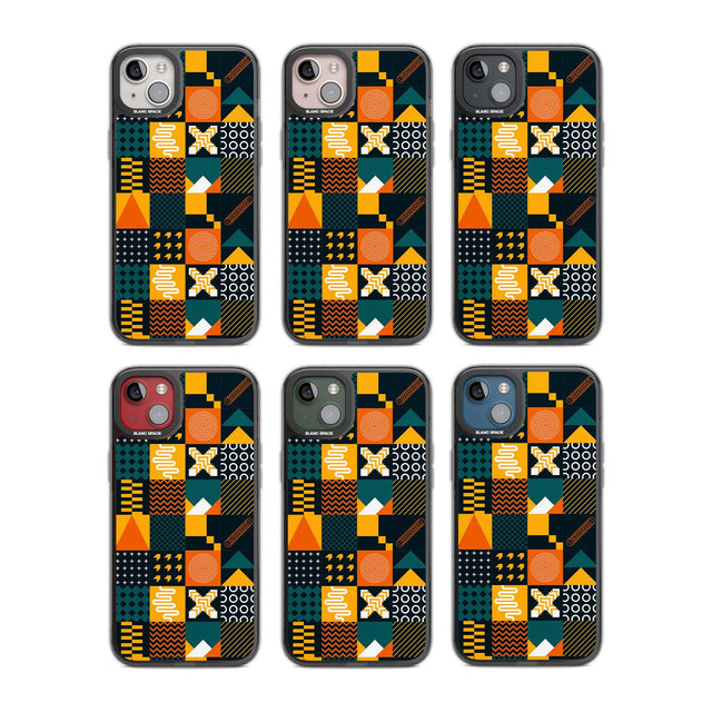 Funky Geometric Patterns: Orange & Dark Green Phone Case iPhone 15 Pro Max / Black Impact Case,iPhone 15 Plus / Black Impact Case,iPhone 15 Pro / Black Impact Case,iPhone 15 / Black Impact Case,iPhone 15 Pro Max / Impact Case,iPhone 15 Plus / Impact Case,iPhone 15 Pro / Impact Case,iPhone 15 / Impact Case,iPhone 15 Pro Max / Magsafe Black Impact Case,iPhone 15 Plus / Magsafe Black Impact Case,iPhone 15 Pro / Magsafe Black Impact Case,iPhone 15 / Magsafe Black Impact Case,iPhone 14 Pro Max / Black Impact Cas