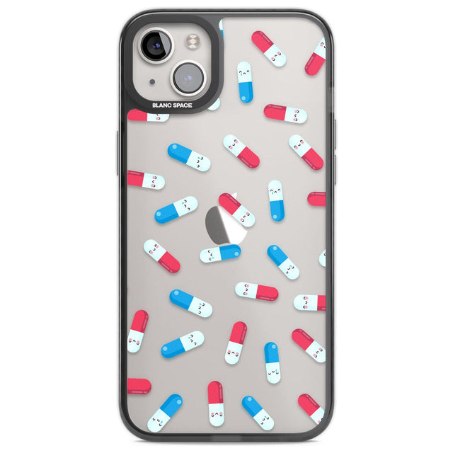 Kawaii Pill PatternPhone Case for iPhone 14 Plus