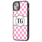 Personalised Monogrammed Pink Check Phone Case iPhone 15 Pro Max / Black Impact Case,iPhone 15 Plus / Black Impact Case,iPhone 15 Pro / Black Impact Case,iPhone 15 / Black Impact Case,iPhone 15 Pro Max / Impact Case,iPhone 15 Plus / Impact Case,iPhone 15 Pro / Impact Case,iPhone 15 / Impact Case,iPhone 15 Pro Max / Magsafe Black Impact Case,iPhone 15 Plus / Magsafe Black Impact Case,iPhone 15 Pro / Magsafe Black Impact Case,iPhone 15 / Magsafe Black Impact Case,iPhone 14 Pro Max / Black Impact Case,iPhone 1