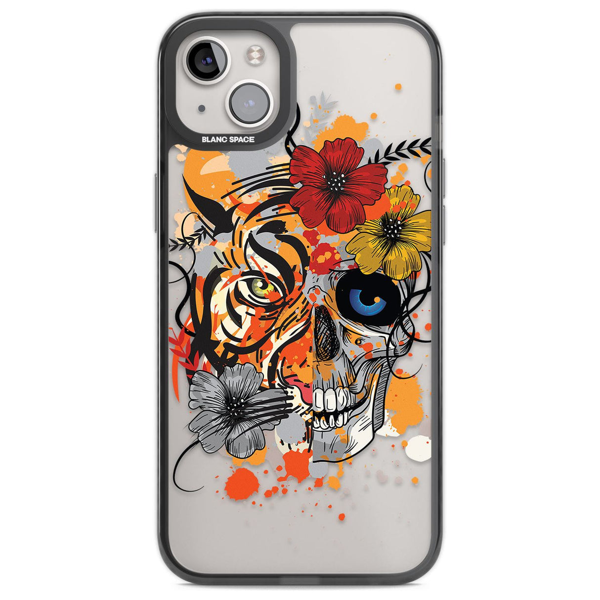 Sugar Skull Tiger Floral