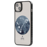 Pisces Zodiac Transparent Design - Blue