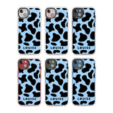 Personalised Blue and Black Cow Print Custom Phone Case iPhone 15 Pro Max / Black Impact Case,iPhone 15 Plus / Black Impact Case,iPhone 15 Pro / Black Impact Case,iPhone 15 / Black Impact Case,iPhone 15 Pro Max / Impact Case,iPhone 15 Plus / Impact Case,iPhone 15 Pro / Impact Case,iPhone 15 / Impact Case,iPhone 15 Pro Max / Magsafe Black Impact Case,iPhone 15 Plus / Magsafe Black Impact Case,iPhone 15 Pro / Magsafe Black Impact Case,iPhone 15 / Magsafe Black Impact Case,iPhone 14 Pro Max / Black Impact Case