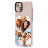 Personalised Heart Photo GridPhone Case for iPhone 14 Plus