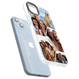 Personalised Heart Photo GridPhone Case for iPhone 14 Plus