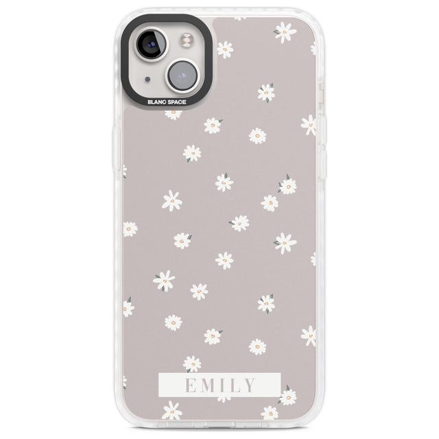 Personalised Dusty Rose Personalised Custom Phone Case iPhone 14 Plus / Impact Case Blanc Space