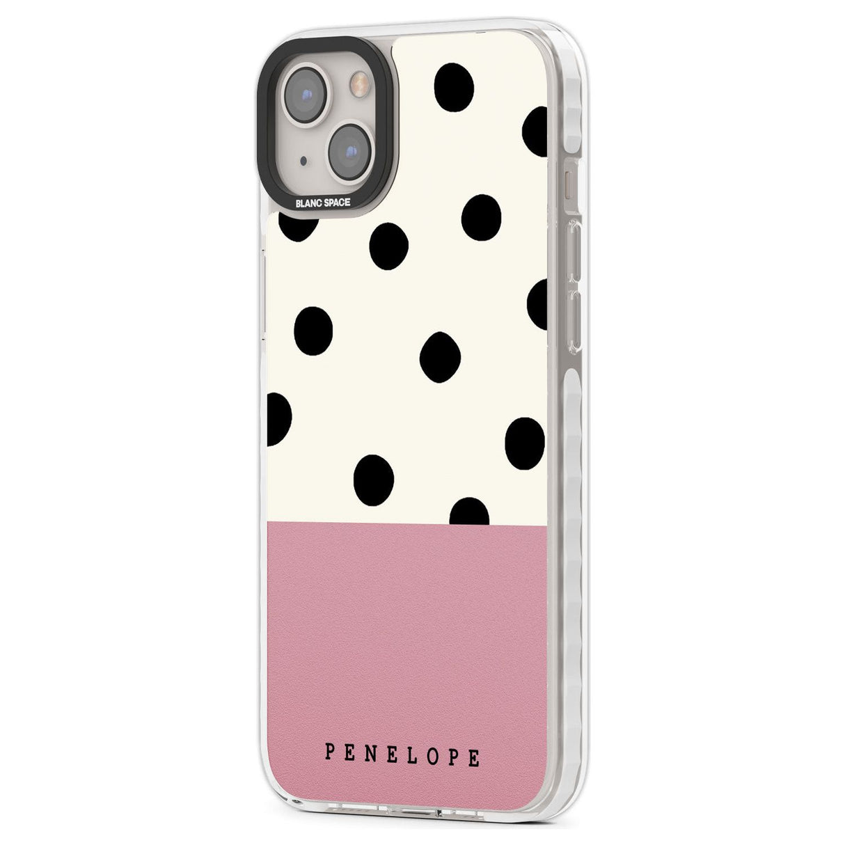 Personalised Pink Border Polka Dot Custom Phone Case iPhone 15 Pro Max / Black Impact Case,iPhone 15 Plus / Black Impact Case,iPhone 15 Pro / Black Impact Case,iPhone 15 / Black Impact Case,iPhone 15 Pro Max / Impact Case,iPhone 15 Plus / Impact Case,iPhone 15 Pro / Impact Case,iPhone 15 / Impact Case,iPhone 15 Pro Max / Magsafe Black Impact Case,iPhone 15 Plus / Magsafe Black Impact Case,iPhone 15 Pro / Magsafe Black Impact Case,iPhone 15 / Magsafe Black Impact Case,iPhone 14 Pro Max / Black Impact Case,iP