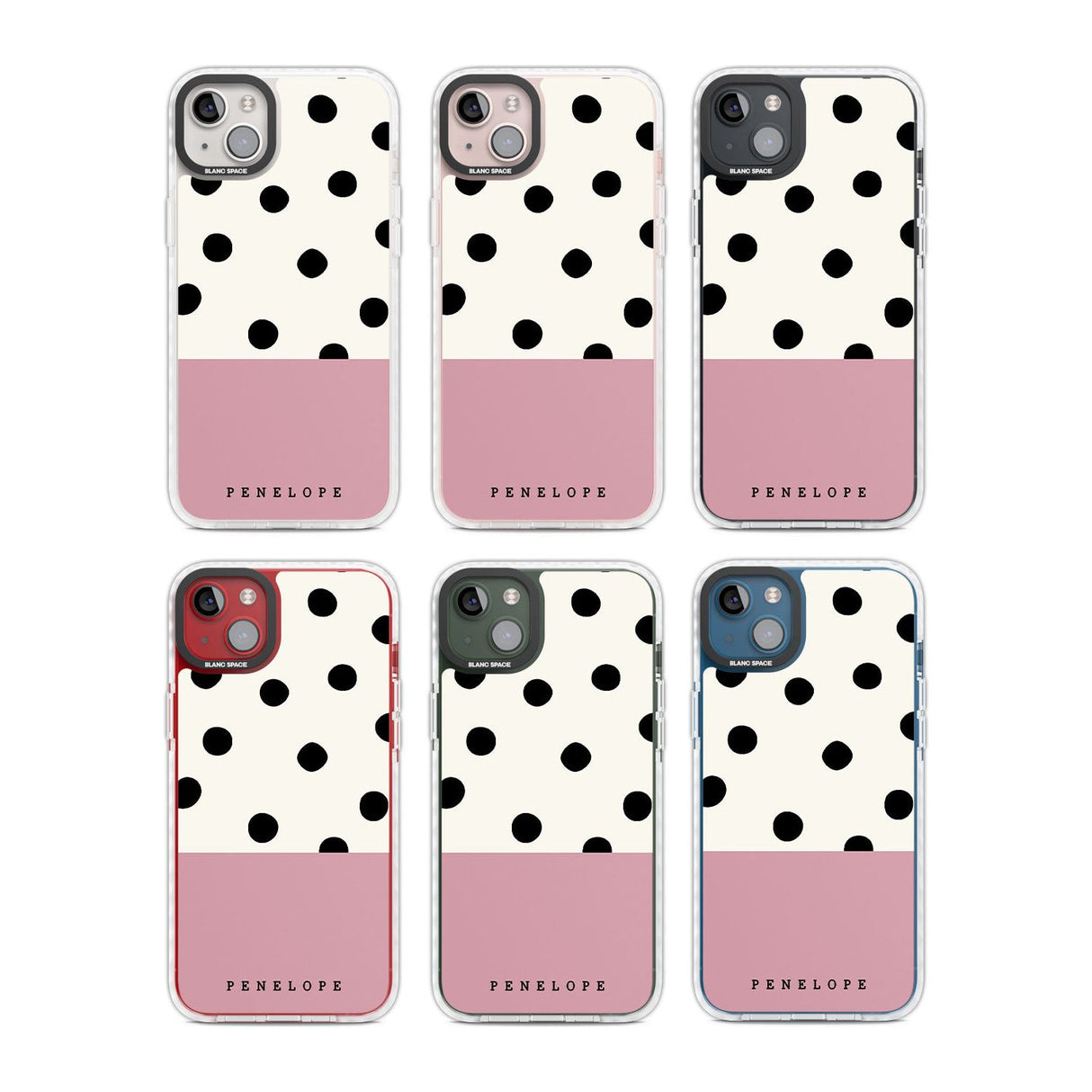 Personalised Pink Border Polka Dot Custom Phone Case iPhone 15 Pro Max / Black Impact Case,iPhone 15 Plus / Black Impact Case,iPhone 15 Pro / Black Impact Case,iPhone 15 / Black Impact Case,iPhone 15 Pro Max / Impact Case,iPhone 15 Plus / Impact Case,iPhone 15 Pro / Impact Case,iPhone 15 / Impact Case,iPhone 15 Pro Max / Magsafe Black Impact Case,iPhone 15 Plus / Magsafe Black Impact Case,iPhone 15 Pro / Magsafe Black Impact Case,iPhone 15 / Magsafe Black Impact Case,iPhone 14 Pro Max / Black Impact Case,iP