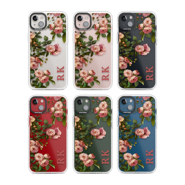 Personalised Clear Vintage Floral Pink Garden Roses Custom Phone Case iPhone 15 Pro Max / Black Impact Case,iPhone 15 Plus / Black Impact Case,iPhone 15 Pro / Black Impact Case,iPhone 15 / Black Impact Case,iPhone 15 Pro Max / Impact Case,iPhone 15 Plus / Impact Case,iPhone 15 Pro / Impact Case,iPhone 15 / Impact Case,iPhone 15 Pro Max / Magsafe Black Impact Case,iPhone 15 Plus / Magsafe Black Impact Case,iPhone 15 Pro / Magsafe Black Impact Case,iPhone 15 / Magsafe Black Impact Case,iPhone 14 Pro Max / Bla