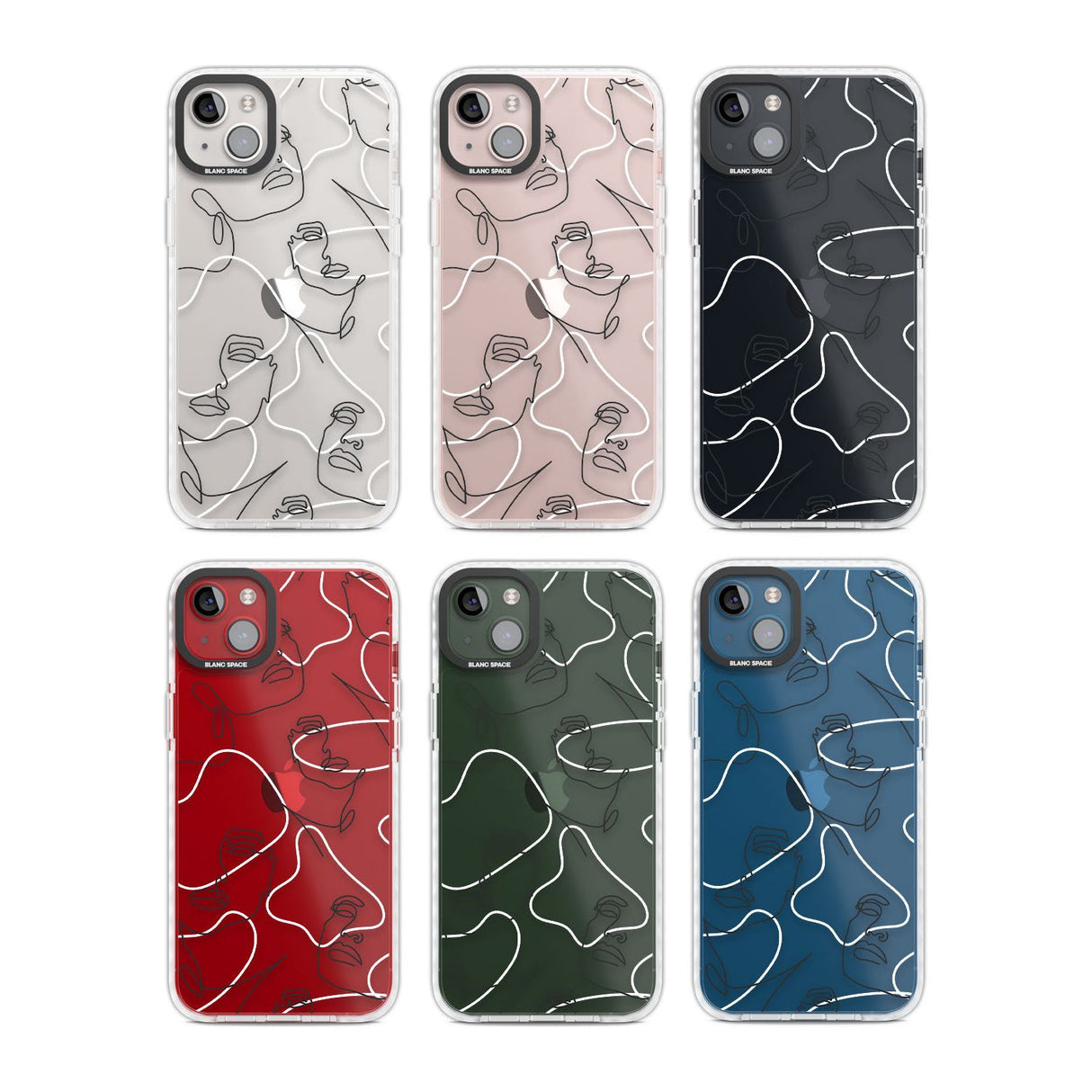 Personalised Abstract Faces Phone Case for iPhone 14 Plus