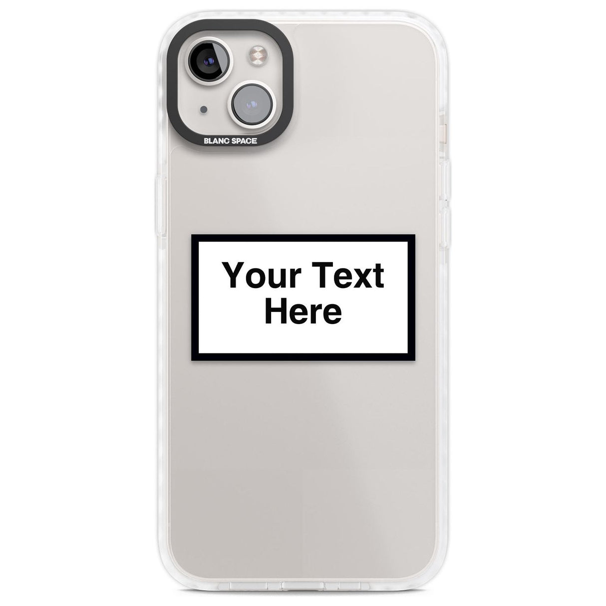 Personalised Create your own Warning Label Phone Case for iPhone 14 Plus