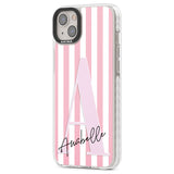 Personalised Pink Stripes & Large Monogram Custom Phone Case iPhone 15 Pro Max / Black Impact Case,iPhone 15 Plus / Black Impact Case,iPhone 15 Pro / Black Impact Case,iPhone 15 / Black Impact Case,iPhone 15 Pro Max / Impact Case,iPhone 15 Plus / Impact Case,iPhone 15 Pro / Impact Case,iPhone 15 / Impact Case,iPhone 15 Pro Max / Magsafe Black Impact Case,iPhone 15 Plus / Magsafe Black Impact Case,iPhone 15 Pro / Magsafe Black Impact Case,iPhone 15 / Magsafe Black Impact Case,iPhone 14 Pro Max / Black Impact