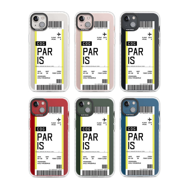 Personalised Paris Boarding Pass Custom Phone Case iPhone 15 Pro Max / Black Impact Case,iPhone 15 Plus / Black Impact Case,iPhone 15 Pro / Black Impact Case,iPhone 15 / Black Impact Case,iPhone 15 Pro Max / Impact Case,iPhone 15 Plus / Impact Case,iPhone 15 Pro / Impact Case,iPhone 15 / Impact Case,iPhone 15 Pro Max / Magsafe Black Impact Case,iPhone 15 Plus / Magsafe Black Impact Case,iPhone 15 Pro / Magsafe Black Impact Case,iPhone 15 / Magsafe Black Impact Case,iPhone 14 Pro Max / Black Impact Case,iPho