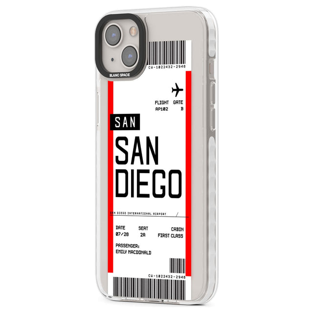 Personalised San Diego Boarding Pass Custom Phone Case iPhone 15 Pro Max / Black Impact Case,iPhone 15 Plus / Black Impact Case,iPhone 15 Pro / Black Impact Case,iPhone 15 / Black Impact Case,iPhone 15 Pro Max / Impact Case,iPhone 15 Plus / Impact Case,iPhone 15 Pro / Impact Case,iPhone 15 / Impact Case,iPhone 15 Pro Max / Magsafe Black Impact Case,iPhone 15 Plus / Magsafe Black Impact Case,iPhone 15 Pro / Magsafe Black Impact Case,iPhone 15 / Magsafe Black Impact Case,iPhone 14 Pro Max / Black Impact Case,