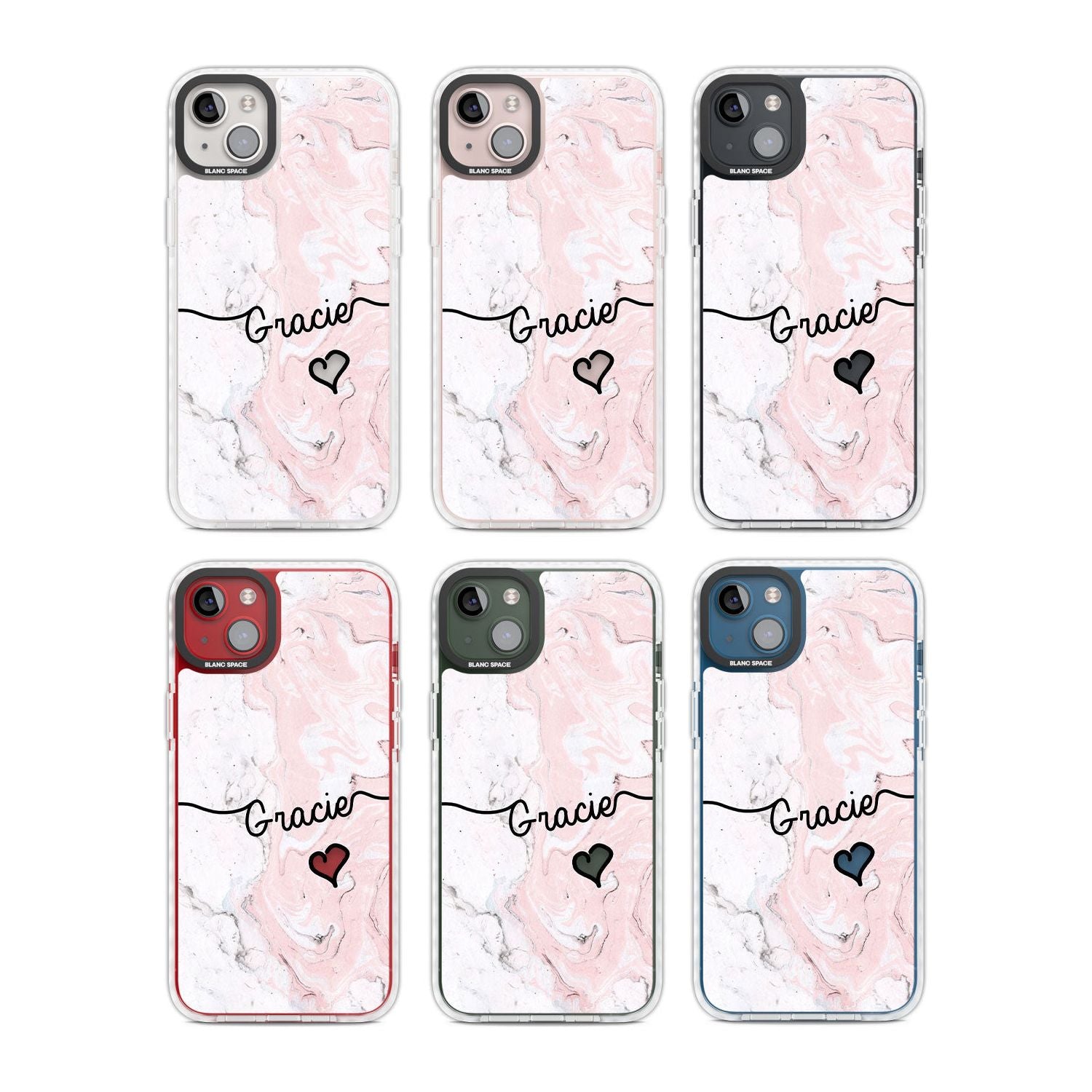 Personalised Pink Marble