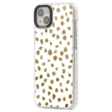 Gold Look on White Dalmatian Polka Dot Spots Phone Case iPhone 15 Pro Max / Black Impact Case,iPhone 15 Plus / Black Impact Case,iPhone 15 Pro / Black Impact Case,iPhone 15 / Black Impact Case,iPhone 15 Pro Max / Impact Case,iPhone 15 Plus / Impact Case,iPhone 15 Pro / Impact Case,iPhone 15 / Impact Case,iPhone 15 Pro Max / Magsafe Black Impact Case,iPhone 15 Plus / Magsafe Black Impact Case,iPhone 15 Pro / Magsafe Black Impact Case,iPhone 15 / Magsafe Black Impact Case,iPhone 14 Pro Max / Black Impact Case