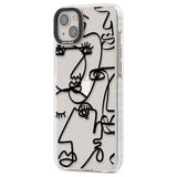 Abstract Continuous Line Faces Black on Clear Phone Case iPhone 15 Pro Max / Black Impact Case,iPhone 15 Plus / Black Impact Case,iPhone 15 Pro / Black Impact Case,iPhone 15 / Black Impact Case,iPhone 15 Pro Max / Impact Case,iPhone 15 Plus / Impact Case,iPhone 15 Pro / Impact Case,iPhone 15 / Impact Case,iPhone 15 Pro Max / Magsafe Black Impact Case,iPhone 15 Plus / Magsafe Black Impact Case,iPhone 15 Pro / Magsafe Black Impact Case,iPhone 15 / Magsafe Black Impact Case,iPhone 14 Pro Max / Black Impact Cas