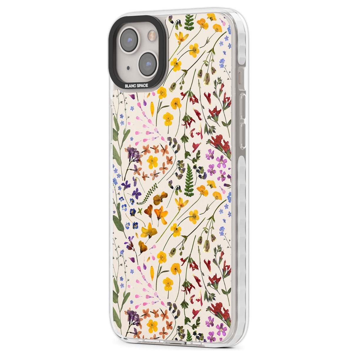 Wildflower & Leaves Cluster Design - Cream