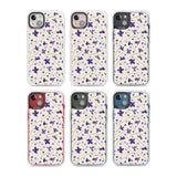 Violet Floral Pattern Design - Cream